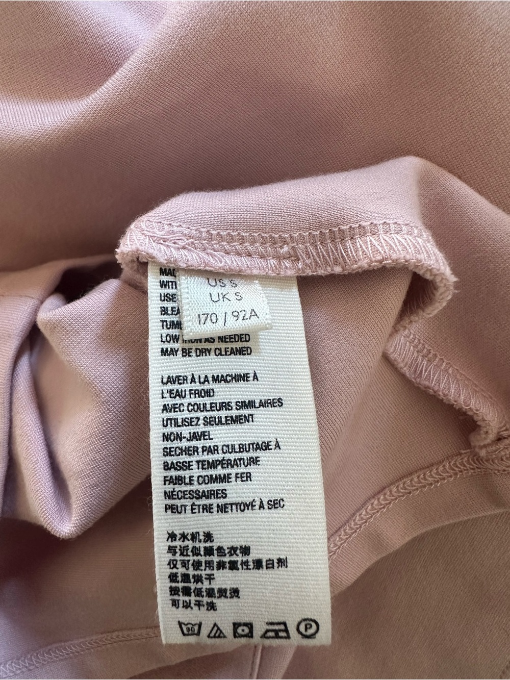 Free People West Hill Blush Pink Mini Dress Leopard Tie Back S - Picture 11 of 12